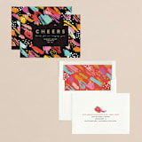 "Cheers & Art" - Holiday Cards in Candy by Maria Alou - Assembled