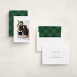 "Edge Overlap" - Holiday Cards in Forest by Kelly Schmidt - Assembled