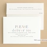 "Thank You" - Holiday Cards in Rainbow by Kanika Mathur - FREE Recipient Addressing