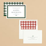 "Classic Corporate" - Holiday Cards in Emerald by Stacey Meacham - Assembled