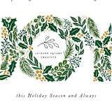 "Internal Joy" - Holiday Cards in Snow by Beth Schneider - Close-Up