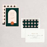 "Holiday Arch" - Holiday Cards in Emerald by Anastasia Makarova - Assembled