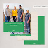 "Same Page" - Holiday Cards in Spruce by Shannon Kohn - Back of Card