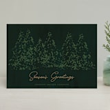 "Evergreens" - Holiday Cards in Fir by Tennie and Co. - Front