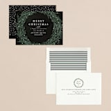 "snowy wreath" - Holiday Cards in Midnight by Ally Madison - Assembled