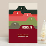 "Filed" - Holiday Cards in Wine by Shari Margolin - Front