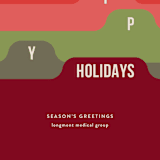 "Filed" - Holiday Cards in Wine by Shari Margolin - Close-Up