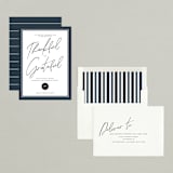 "Wonderful Year" - Holiday Cards in Navy by Jennifer Lew - Assembled