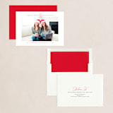 "Peace Love Prosperity" - Holiday Cards in Crimson by Heather Cairl - Assembled