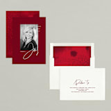 "Thanks & Joy" - Holiday Cards in Cardinal by fatfatin - Assembled