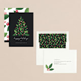 "Grow & Prosper" - Holiday Cards in Leaf by Sharon O. - Assembled