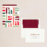 "Fa la la la la" - Holiday Cards in Fruitcake by Hudson meet Rose - Assembled