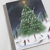 "majestic tree" - Holiday Cards in Jam by Grae - Close-Up