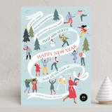 "ribambelle" - Holiday Cards in Ice by Leia Matt - Front