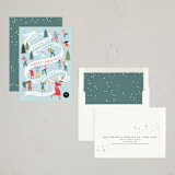 "ribambelle" - Holiday Cards in Ice by Leia Matt - Assembled