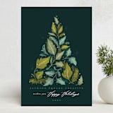 "Layered Tree" - Holiday Cards in Pine by Makewells - Front