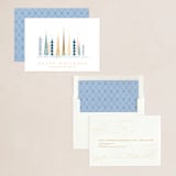 "Happy Holidays" - Holiday Cards in Snow by Laura Mitchell - Assembled