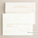 "Happy Holidays" - Holiday Cards in Snow by Laura Mitchell - FREE Recipient Addressing