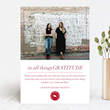 "In All Things" - Holiday Cards in Snow by Dawn Jasper - Front