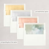 "Bold Joy" - Holiday Cards in Mint by Hooray Creative - Envelope Liners