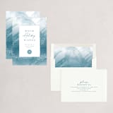 "Winter Brush Strokes" - Holiday Cards in Ice by Hooray Creative - Assembled