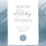 "Winter Brush Strokes" - Holiday Cards in Ice by Hooray Creative - Close-Up