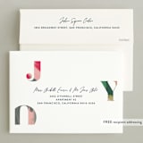 "Festive paint" - Holiday Cards in Navy by Creo Study - FREE Recipient Addressing