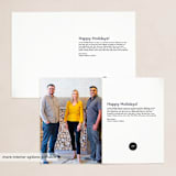"Serenity" - Holiday Cards in Midnight by Tennie and Co. - Interior Options