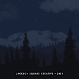 "Serenity" - Holiday Cards in Midnight by Tennie and Co. - Close-Up