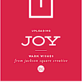 "Uploading joy" - Holiday Cards in Christmas by Anupama - Close-Up