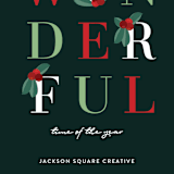 "Wonderful" - Holiday Cards in Fern by Christie Garcia - Close-Up