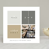 "Building Blocks" - Holiday Cards in Brass by fatfatin - Front