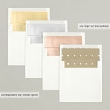 "Building Blocks" - Holiday Cards in Brass by fatfatin - Envelope Liners