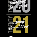 "Old New Year" - Holiday Cards in Silver and Gold by Snow and Ivy - Close-Up