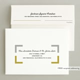 "Old New Year" - Holiday Cards in Silver and Gold by Snow and Ivy - FREE Recipient Addressing