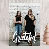 "Grateful for You" - Holiday Cards in Porcelain by Pine Street Creative - Front