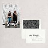 "Grateful for You" - Holiday Cards in Porcelain by Pine Street Creative - Assembled