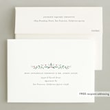 "Holiday Greenery" - Holiday Cards in Mint by Katherine Moynagh - FREE Recipient Addressing