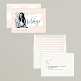 "A BUSINESS CARD" - Holiday Cards in Blush by Susan Brown - Assembled