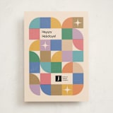 "Joyful Geometry" - Holiday Cards in Champagne by Igor - Front