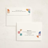 "Joyful Geometry" - Holiday Cards in Champagne by Igor - FREE Recipient Addressing