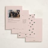 "Vintage Candlelit Tree" - Holiday Cards in Winter Rose by Holly Whitcomb - Back of Card Options