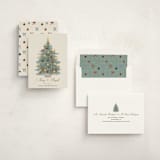 "Candlelit Christmas" - Holiday Cards in Winter Mint by Cass Loh - Assembled