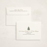 "Candlelit Christmas" - Holiday Cards in Winter Mint by Cass Loh - FREE Recipient Addressing