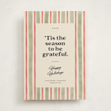 "Preppy gratitude" - Holiday Cards in Pine by Creo Study - Front