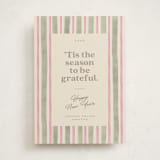 "Preppy gratitude" - Holiday Cards in Winter Rose by Creo Study - Front