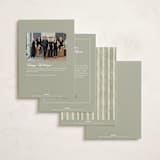 "Preppy gratitude" - Holiday Cards in Winter Rose by Creo Study - Back of Card Options