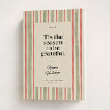 "Preppy gratitude" - Holiday Cards in Pine by Creo Study - Folded Card