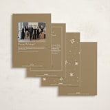 "a Very Merry Holiday Cheers" - Holiday Cards in Champagne by Ani Somi - Back of Card Options