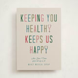 "healthy and happy" - Holiday Cards in Cheerful by Deborah Chou - Front
